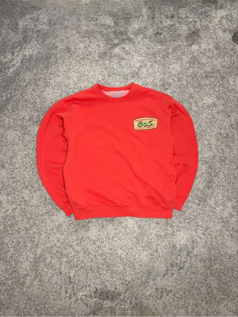Morgan Wallen “One Night At A Time Tour” Sweatshirt -Red 865 Graphic Size S